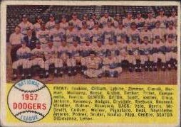 1958 Topps      071      Los Angeles Dodgers TC